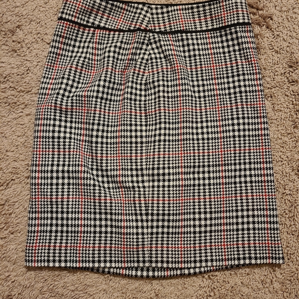 Banana republic plaid skirt